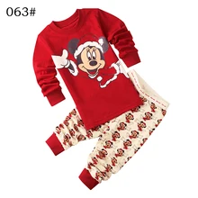kids Clothing Set hoody Pants two pieces boys girls autumn winter Mickey cartoon red cotton casual fashion for 2,3,4,5,6,7 years