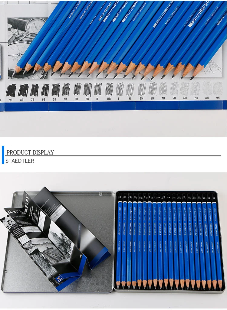 Staedtler 100g série arte design esboço lápis profissional pintura lápis