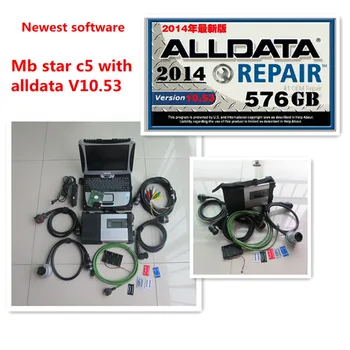 

Top Selling 05 2018 MB Sd star c5 and alldata V10.53 software installed well in 1tb hdd in Toughbook CF19 laptop for mb star c5