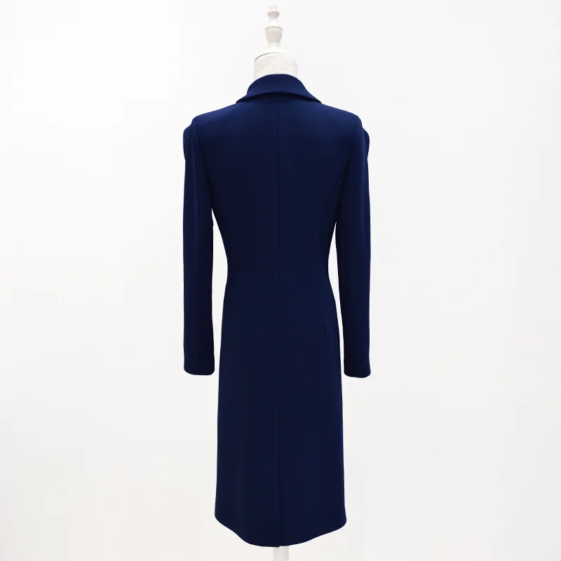 Dames Manteau Long Beau Mode Tempérament De Enlgand Style 2017 Femelle Gros Automne Hiver En Pardessus Femmes Laine zrq7zYw