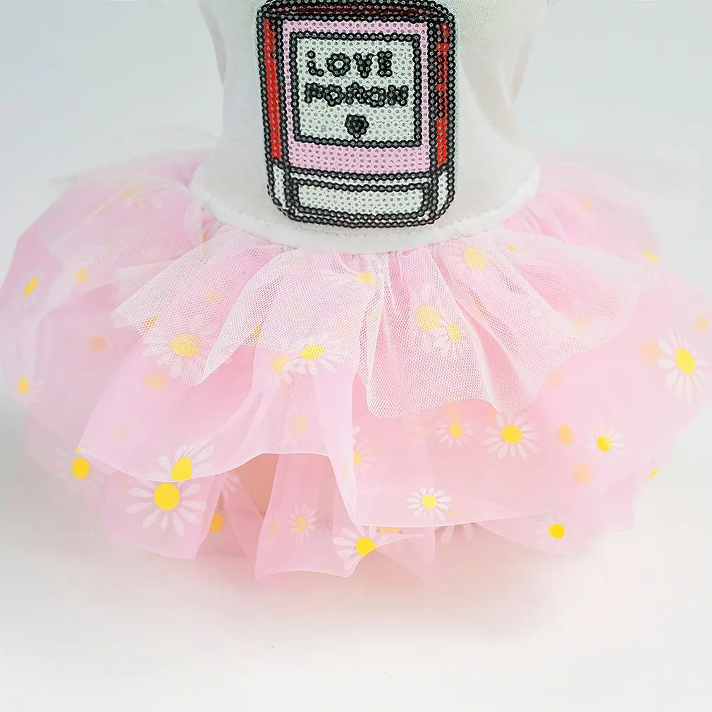 

Fashionable Pet Dog Dress Spring Summer Dog Clothes Dresses Dog Dress Perfume Skirt Dog Clothes Pet Supplies
