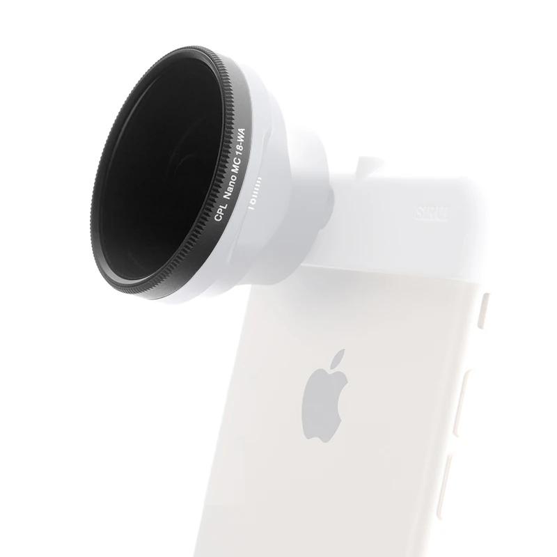 

SIRUI SCR mobile phone wide-angle lens polarizer external camera without vignetting polarizer CPL