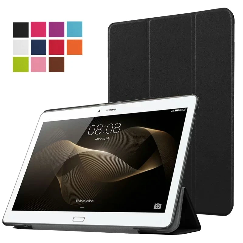 

Luxury Ultra Thin Slim Magnetic Folio Stand Leather Case Smart Cover For Huawei MediaPad M2 10.0 M2-A01W/F/L 10.1 inch Tablet