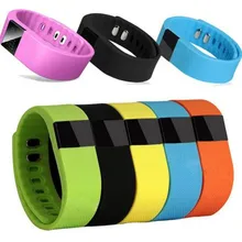 Многофункциональный TW64 Bluetooth SmartWatch Smartband Спорт Браслет Шагомер Браслет Черный для android для IOS