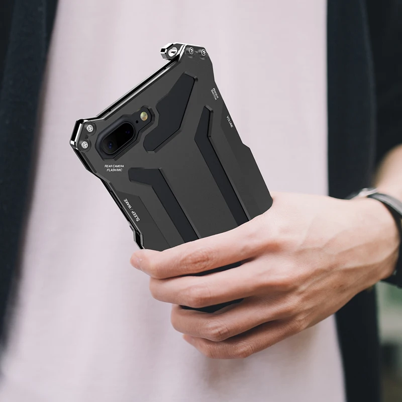 Металлический бампер для iPhone 7 R JUST Gundam противоударные высококачественные