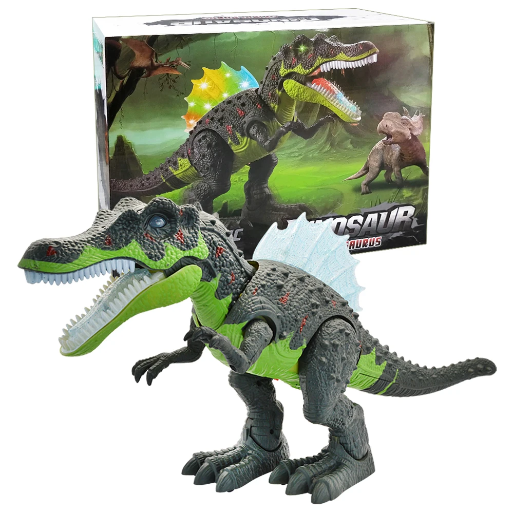 Brinquedos com Luz Educativos para Crianças Qualidade Venda Quente Grande Tamanho Andando Dinossauro Elétrico Robô Caminhada Sons Modelo Brinquedos 10 Cheap Animais eletrônicos