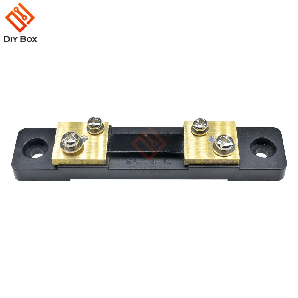 

DC 75mV 50A Resistor Amp Panel Meter Ammeter Shunted Expanding Current Shunt Resistor Tester For Digital Amper Analog FL-2