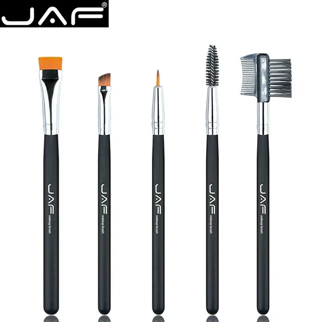Best Price Retail JAF 100% Vegan Eye Makeup Cosmetic Brush Set for Eyeliner Eyebrow Eyelash Syenthetic Hair Brush Comb JE0501S-B Vegan Best Price Retail JAF 100% Vegan Eye Makeup Cosmetic Brush Set for Eyeliner Eyebrow Eyelash Syenthetic Hair Brush Comb JE0501S-B Vegan