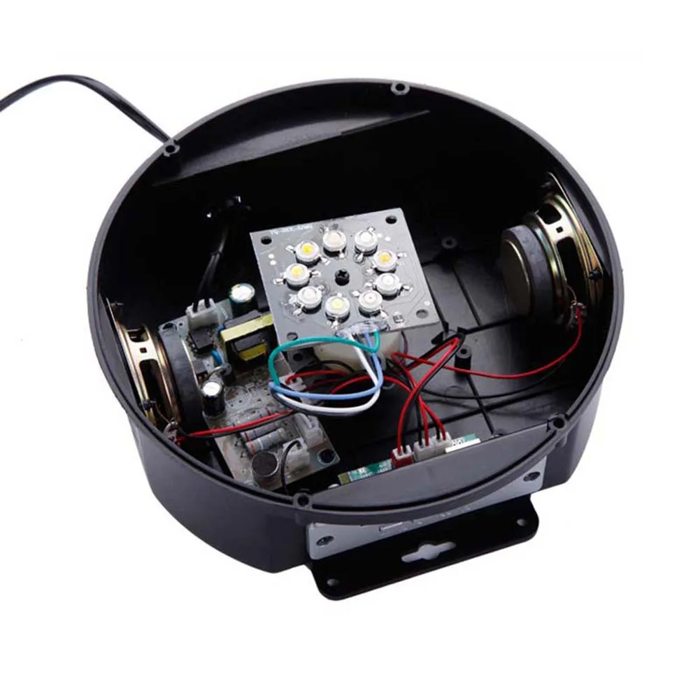 

9 Color LED DJ Stage Light Rotating Crystal Magic Ball Lights Sound Activated with Remote Control for Wedding Party Club LB88