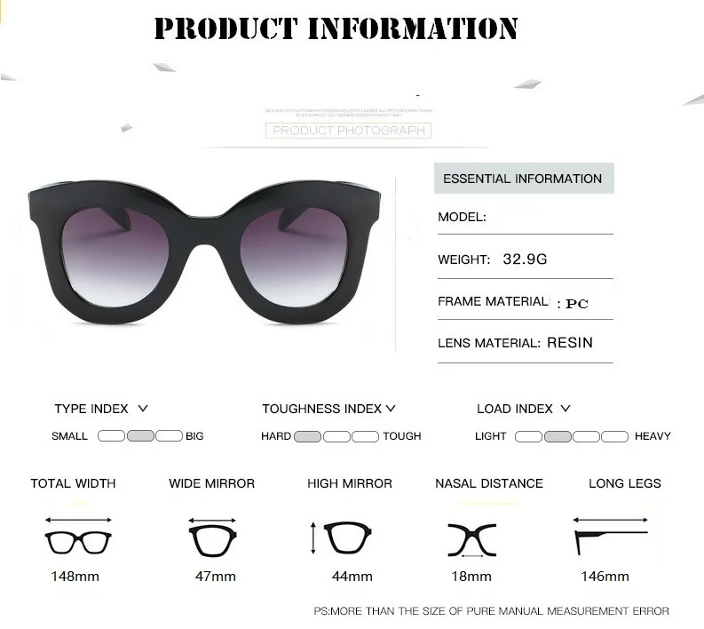 Мода 2017 г. солнцезащитные очки Брендовая Дизайнерская обувь Винтаж солнцезащитные очки женский заклепки Оттенки Большой кадр Стиль очки