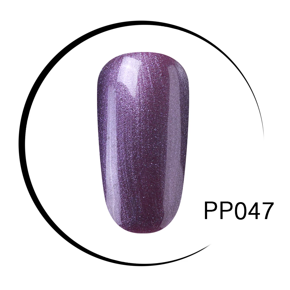 Elite99 10 мл УФ-гель для ногтей фиолетовый лак для ногтей Полупостоянный Гель-лак для ногтей - Цвет: PP047