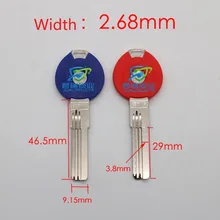 JF090 три слота внутренний фрезерный пустой Болванка для ключа для мотоцикла(10 шт