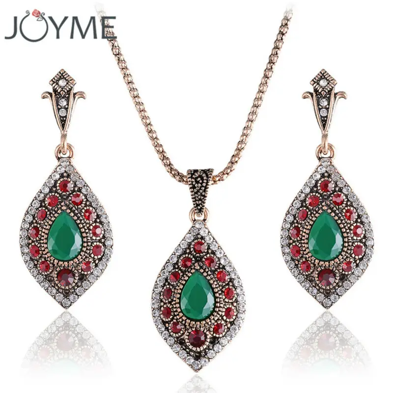 Женский винтажный комплект украшений Joyme Свадебный с имитацией в этническом