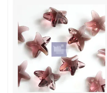 

K9 14MM Lighting Accessories 14mm single hole starfish DIY bead curtain materials wholesale beads crystal pendant
