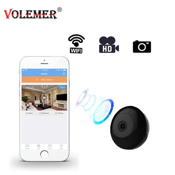 

Volemer Wifi IP Mini Camcorders 720P Mini Camera HD Sensor wireless Video Camera Wifi Magnet Adsorption With SD Card