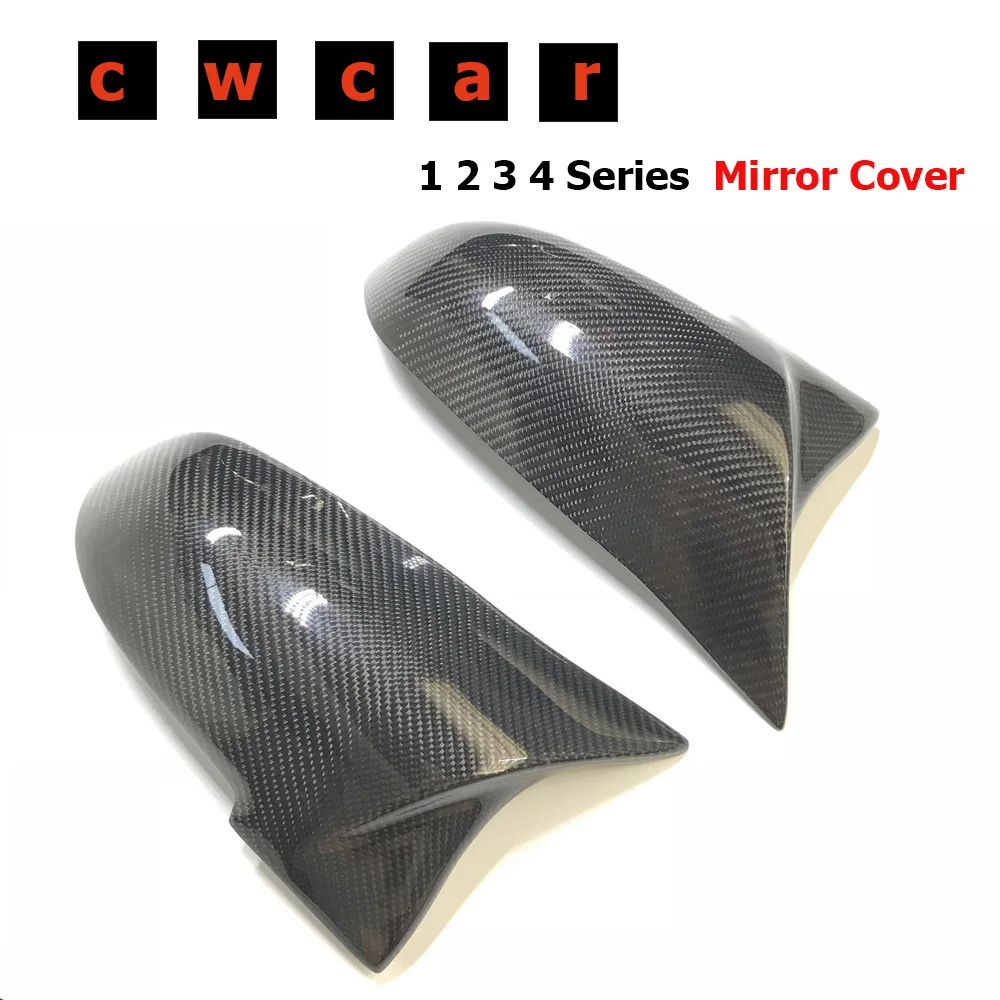 

For BMW F30 F32 F33 F20 F22 F23 F36 X1 Mirror M3 M4 Look Carbon Fiber Mirror Cover Replacement Mirror Cover
