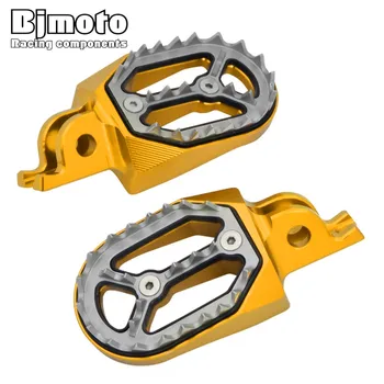 

New CNC Aluminum Motorcycle Foot Pegs Rear Set Motorbike Rest Racing For SUZUKI RM Z250 2005-2006