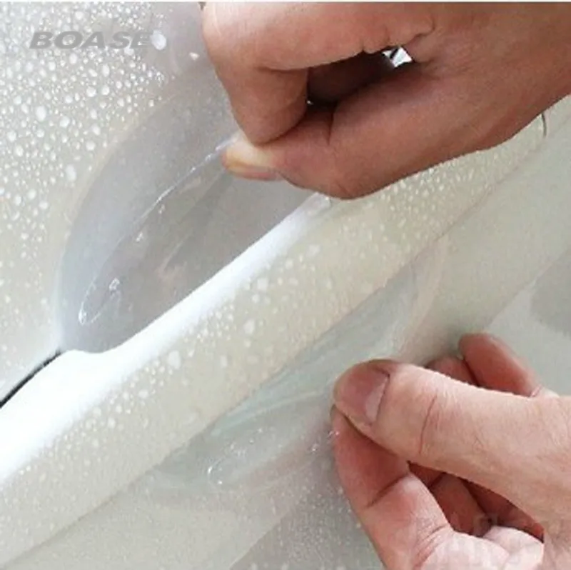 

8pcs Universal Invisible Car Door Handle Scratches Automobile Shakes Protective Vinyl Protector Films Car Handle Protection