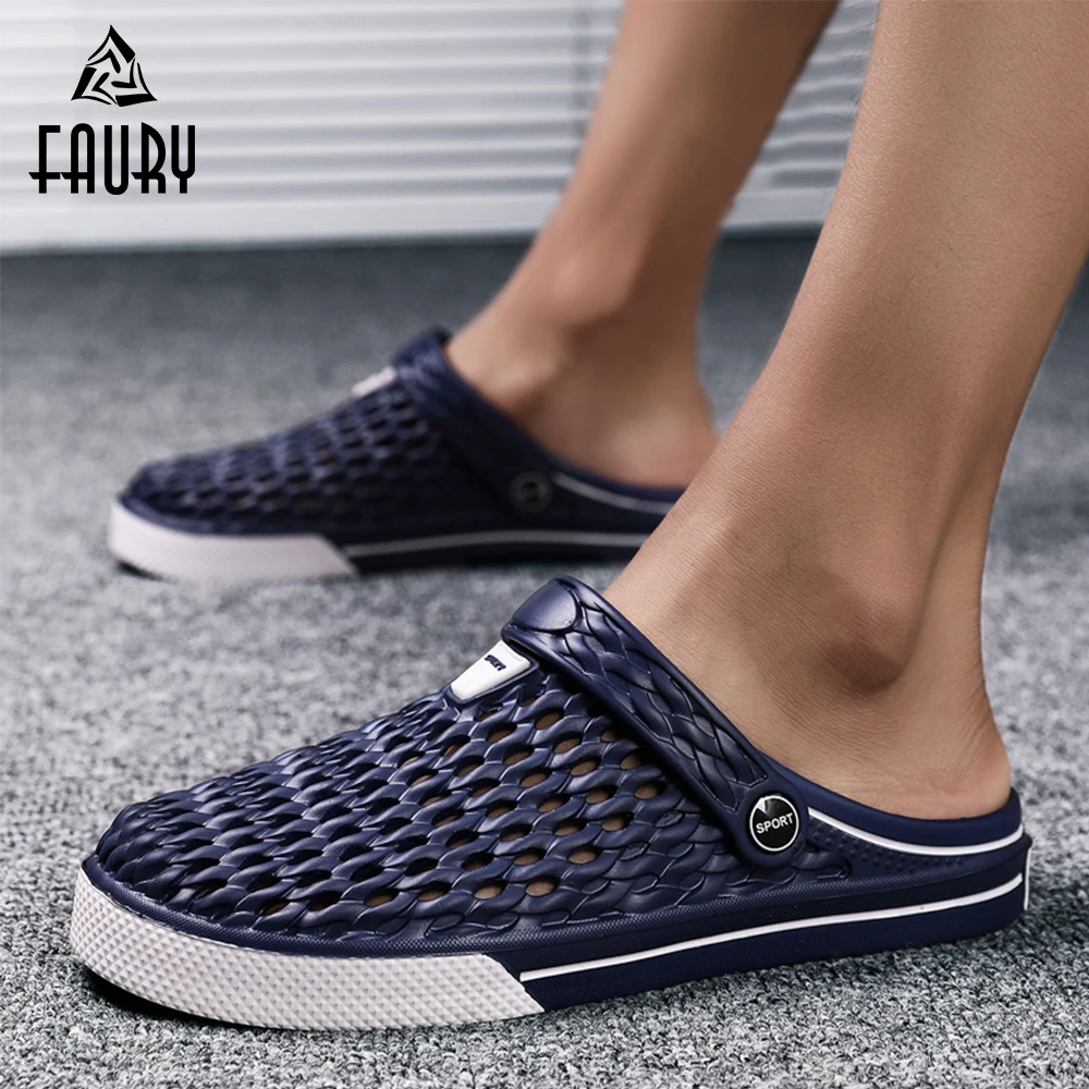 

2019 Summer Nurse Doctor Shoes Comfortable Breathable Anti-skid Soft Bottom Surgical Slippers Men Hospital Laboratory Work Shoes
