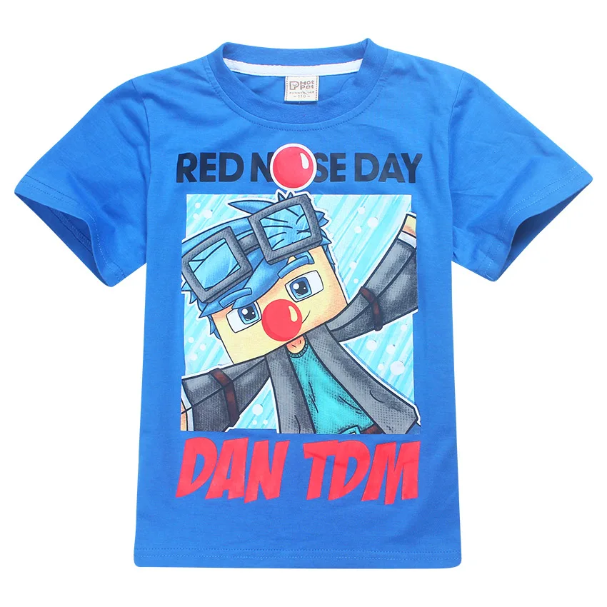 Us 699 Summer Boys T Shirt Roblox Dan Tdm Cotton T Shirt Boys Costume Star Wars Rogue One Roupas Infantis Menino For Kids Clothes 6 12y In T Shirts - 