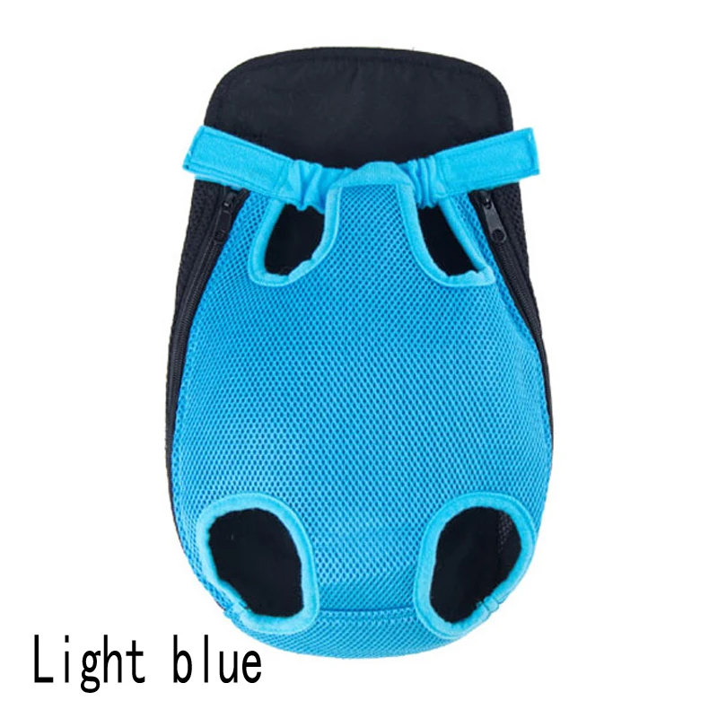 Новая мода, 4 размера и 7 цветов, переноска для собак, рюкзаки для кошек, щенков, домашних животных на переднем плече, сумка-слинг - Цвет: Light Blue