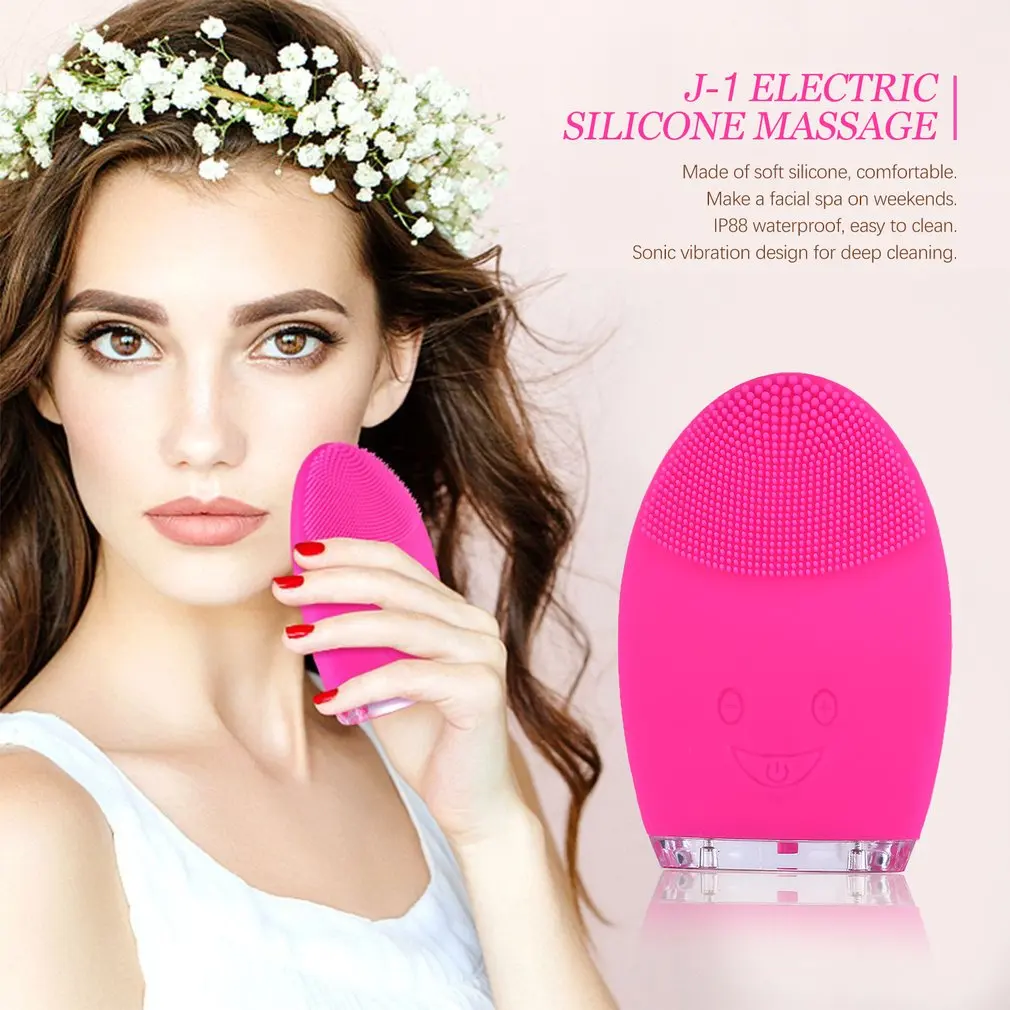 Mini Electric Facial Cleaning Massage Brush Washing Machine Waterproof