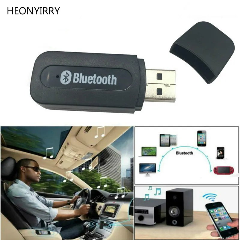 USB Bluetooth Aux Wireless Portable Mini Car Bluetooth Music mp3 Audio Receiver Adapter 3.5mm Stereo for iPhone Android phones