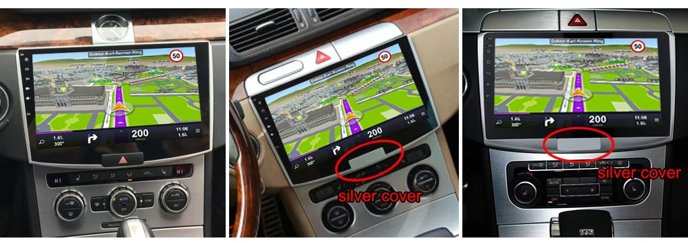 Excellent Sinosmart Android 8.1 Car GPS Navigation for Volkswagen Magotan 2012-2016  Radio 2din 2.5d IPS Screen 13