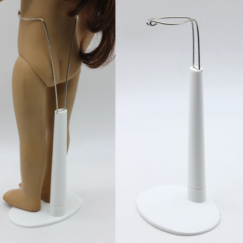 1pcs White 1 3 Display Stand Holder For 18 American Girls font b Dolls b font