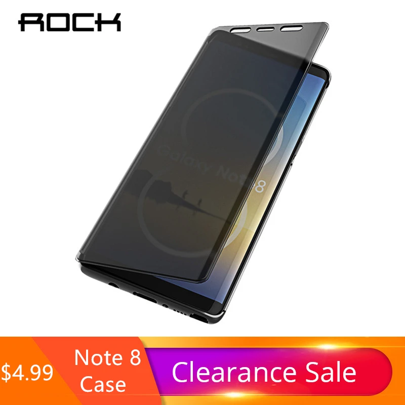 

ROCK 360 Full Coverage Phone Case For Samsung Galaxy Note 8 Flip Case Shockproof Cover DR.V Series Protection Case