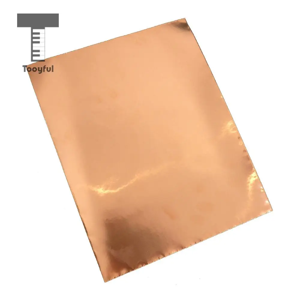 Guitar Copper Foil Slug & Snail Barrier EMI Shield Shielding Tape 30cm*20cm for Guitar Bass 1 Sheet Pack