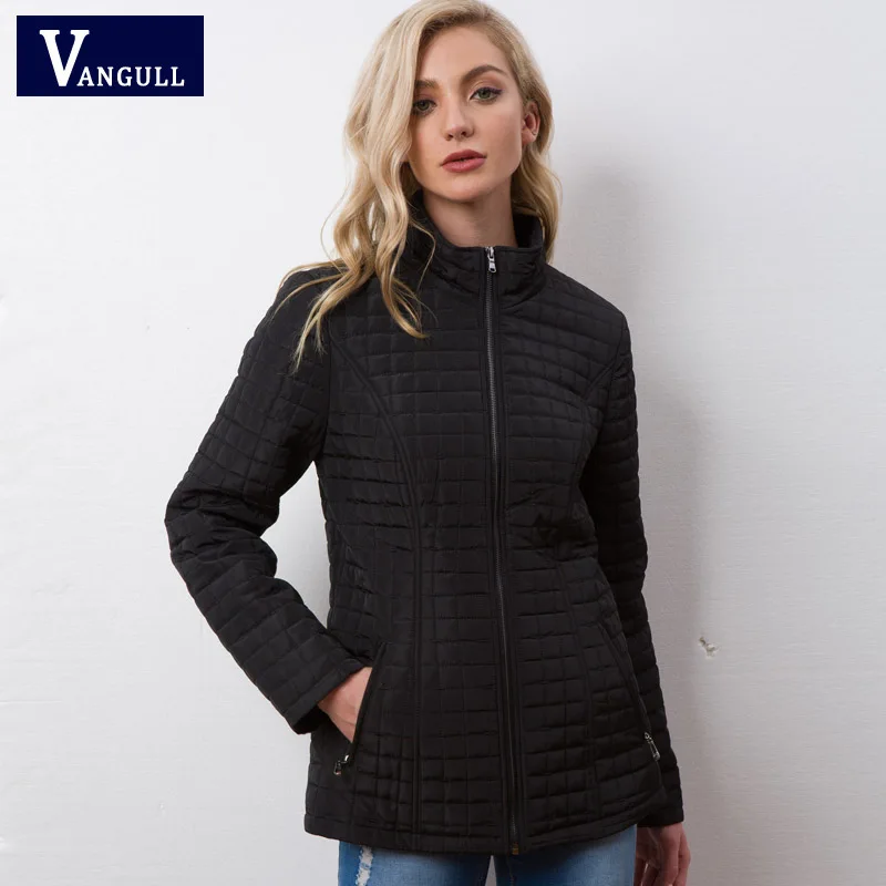 Vangull Winter Jacket Women 2018 new High Quality Spring Autumn women Long sleeve warm Cotton coat Female Parka outwear Parkas