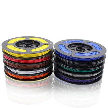 

50 meters 164 ft UL 1007 28 AWG 10 colors Can choose Cable Tinned copper Wire DIY Electronic wire