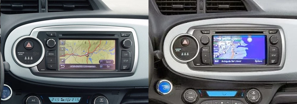 4GB android 9.0 car dvd player for Toyota Vitz 2011~2019 Multimedia GPS Navigation Map Autoradio WiFI Bluetooth 9