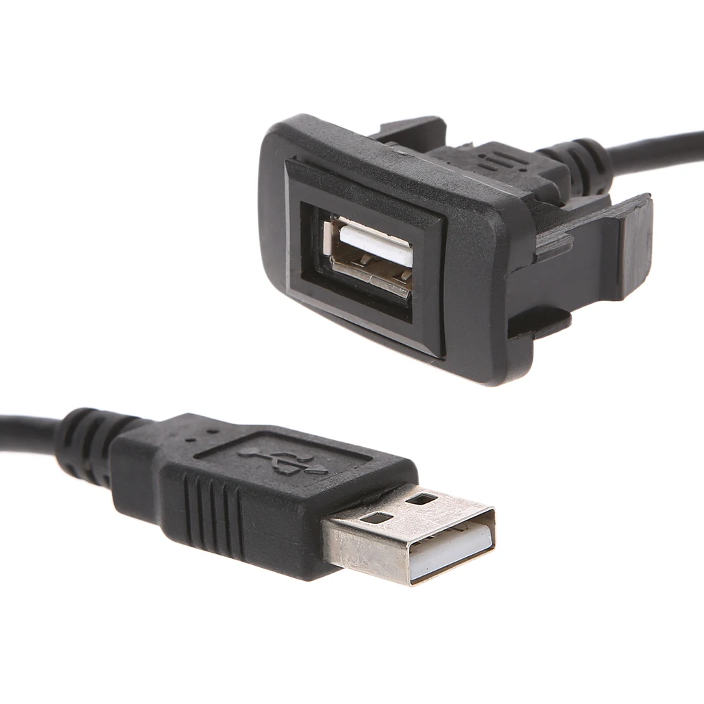 AUX USB порт кабель адаптер 12 24 В шнур провод зарядный для Toyota VIGO|Акустическая линия|