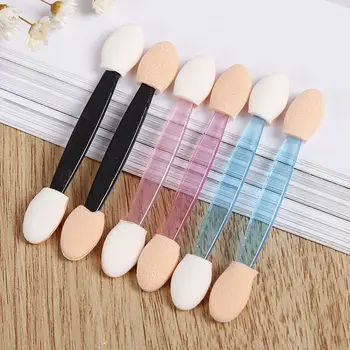 

10Pcs Disposable Eyeshadow Eyebrow Eyeliner Lip Brush Sponge Dual Sided Makeup Brush Applicator Tool For Women Beauty