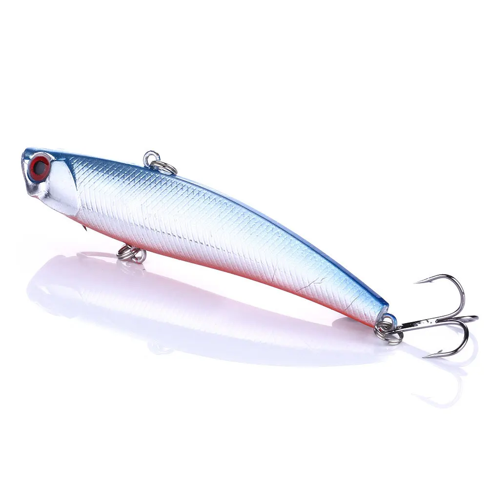  VIB Fishing Lure Artificial Bait 9.5CM 26G 6# Hooks Bait Artificial Fishing Tackle Geer Full Swimmi