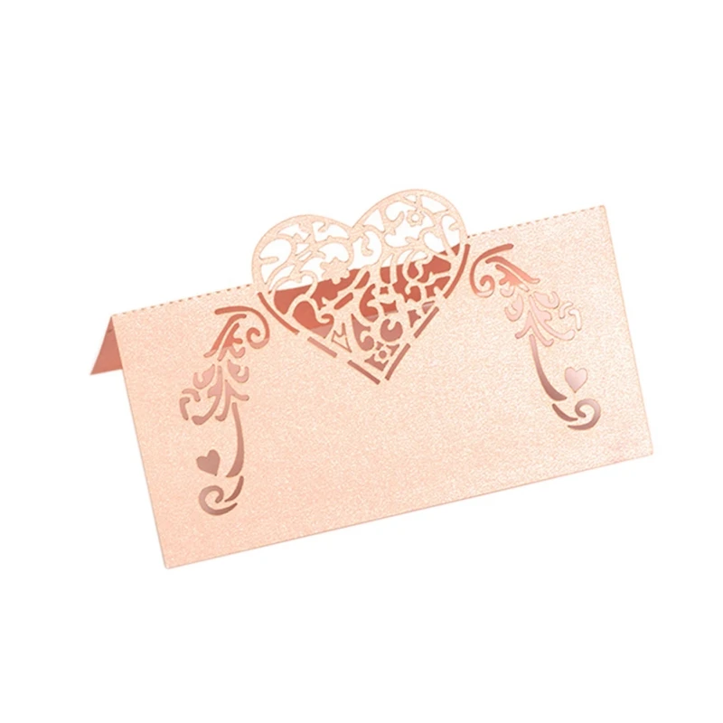  50PCS Love Wedding Atmosphere Seat Day Card Universal Blessing the Setting Invitation Table Greetin - 33022850959