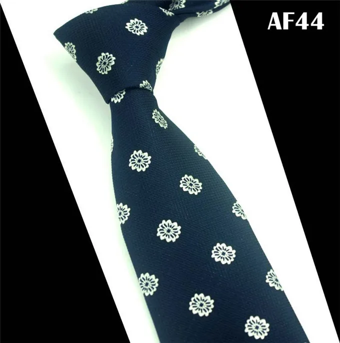 SCST новые брендовые дизайнерские красные шелковые галстуки в белый горошек для мужчин, свадебные галстуки 7 см, тонкие деловые галстуки CR030 - Цвет: AF44