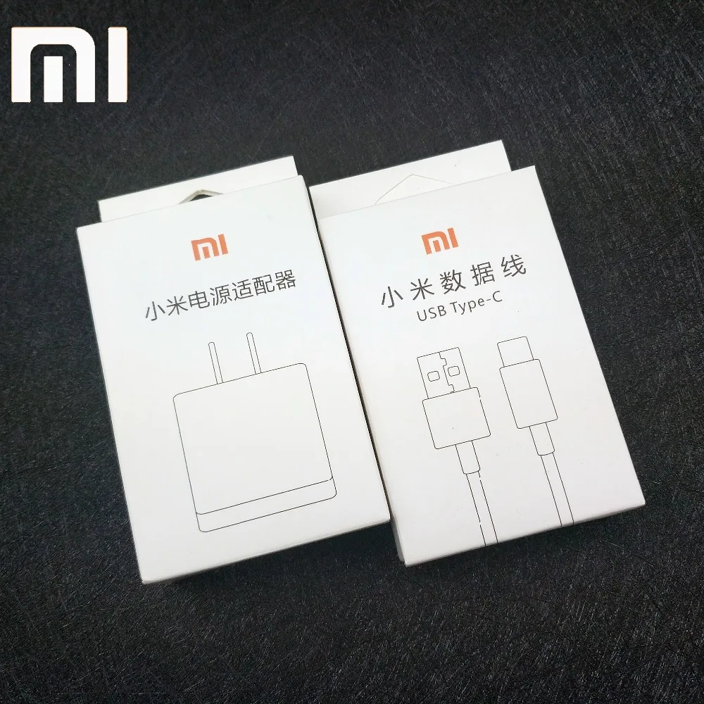 

Genuine Xiaomi mi 8 lite Quick Fast Charger QC3.0 Usb Type-c 12V=1.5A Charge adapter For Mi 6 Max 3 Mix 3 2 2s 2 Max 3 Phone
