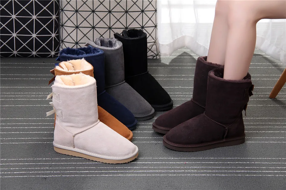 MBR FORCE/высококачественные Брендовые женские зимние ботинки; зимние ботинки из натуральной кожи; женские ботинки на шнуровке; Теплая обувь; zapatos