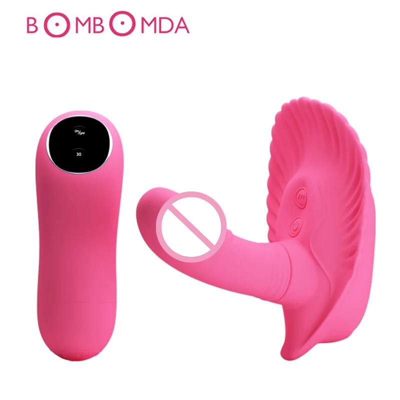 Female Wearable font b Dildo b font Vibrators G spot Stimulate Massage 10 Frequency Vibration Masturbators