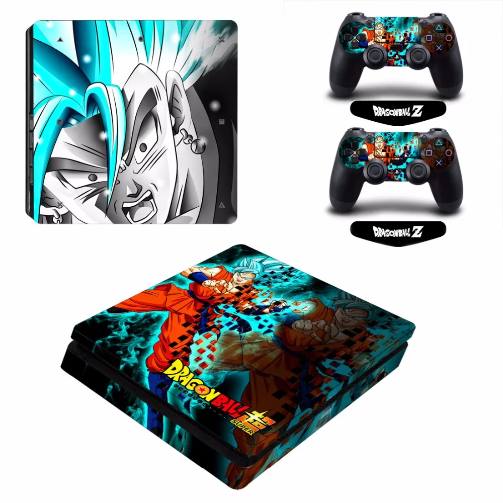 ARRKEO Dragon Ball Son Goku виниловая наклейка PS4 тонкая для PlayStation 4 консоль + 2 контроллера