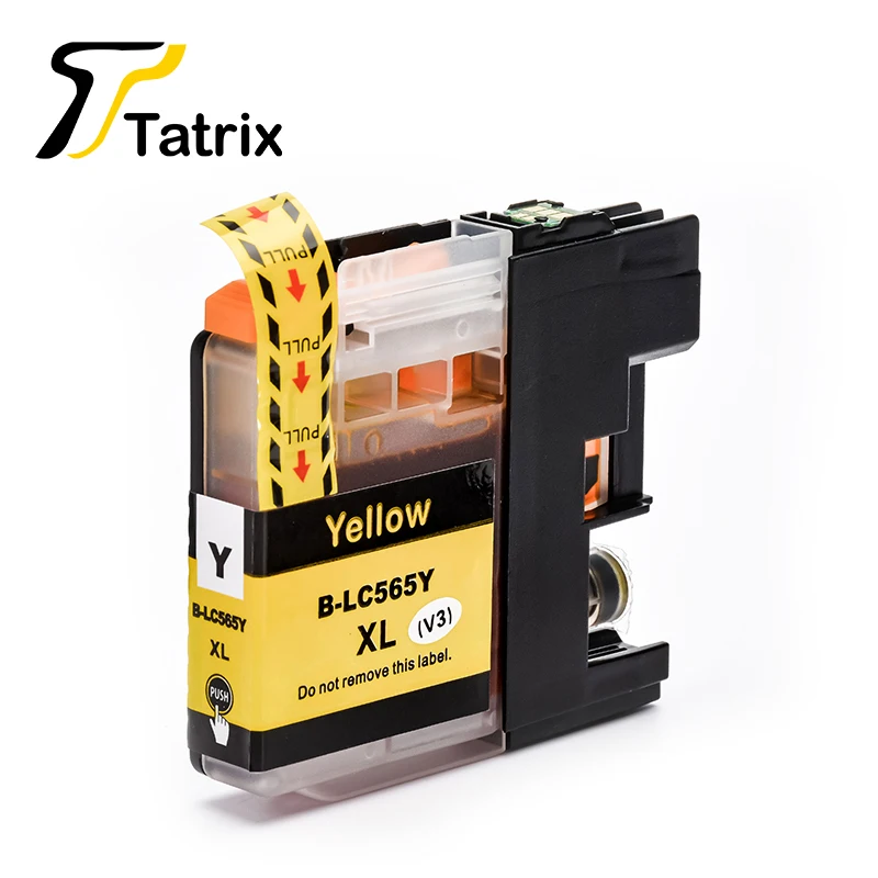 Tatrix 4PK для Brother LC567 LC565 совместимый чернильный картридж 567XL 565XL для принтера Brother MFC-J2310 J2510