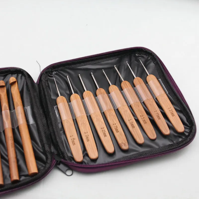Looen-Brand-20pcs-Bamboo-Crochet-Hooks-Needles-Knit-Weave-Craft-Yarn-Sewing-Tools-Knitting-Bamboo-Crochet (3)