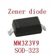 0805 SMD стабилитрон SOD-323 mm3z3v9 100 шт