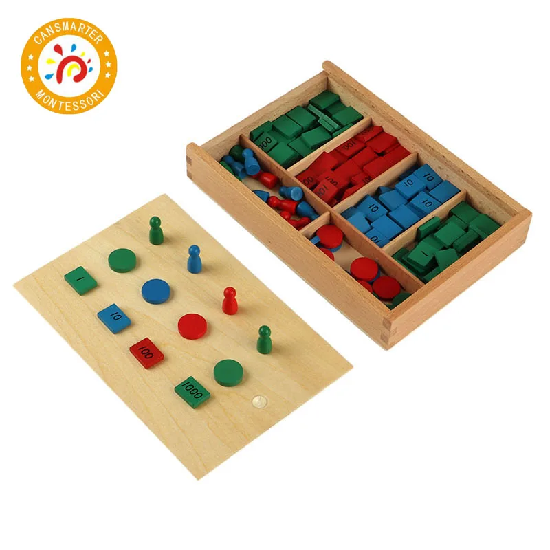 Stamp Game Details about   Montessori Materials