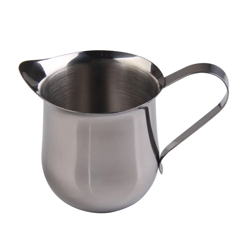 

3OZ/5OZ/8OZ Stainless Steel Coffee Milk Frothing Jug Waist Shape Espresso Coffee Pitcher Barista Craft Kitchen Accessories