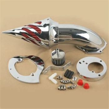 

Chrome Spike Air Cleaner Intake Filter For Honda VTX 1300 1986-2012 Motorcycle
