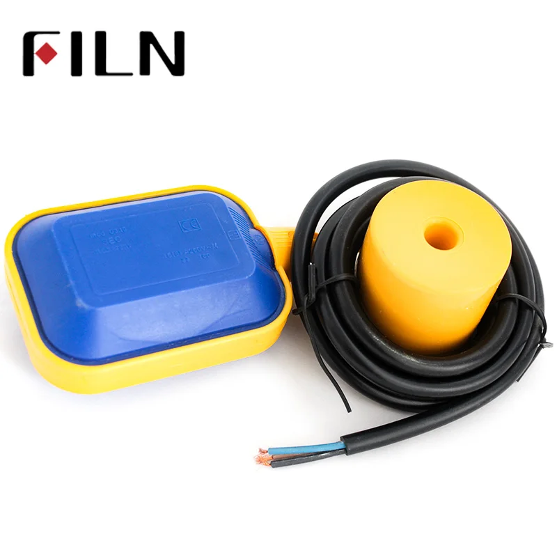 Interruttore A Galleggiante Per Livello Acqua - Cavo 4M, 10A 250V~, NO+NC, Per Serbatoi